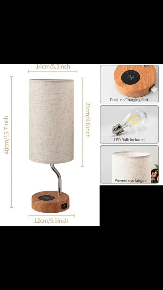Wireless Charging Touch Lamp
